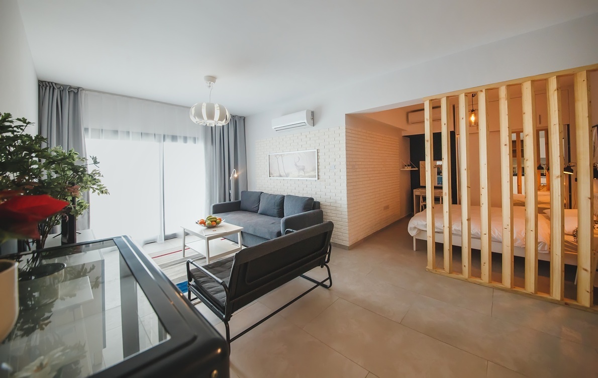 Studio z wnęką sypialnianą