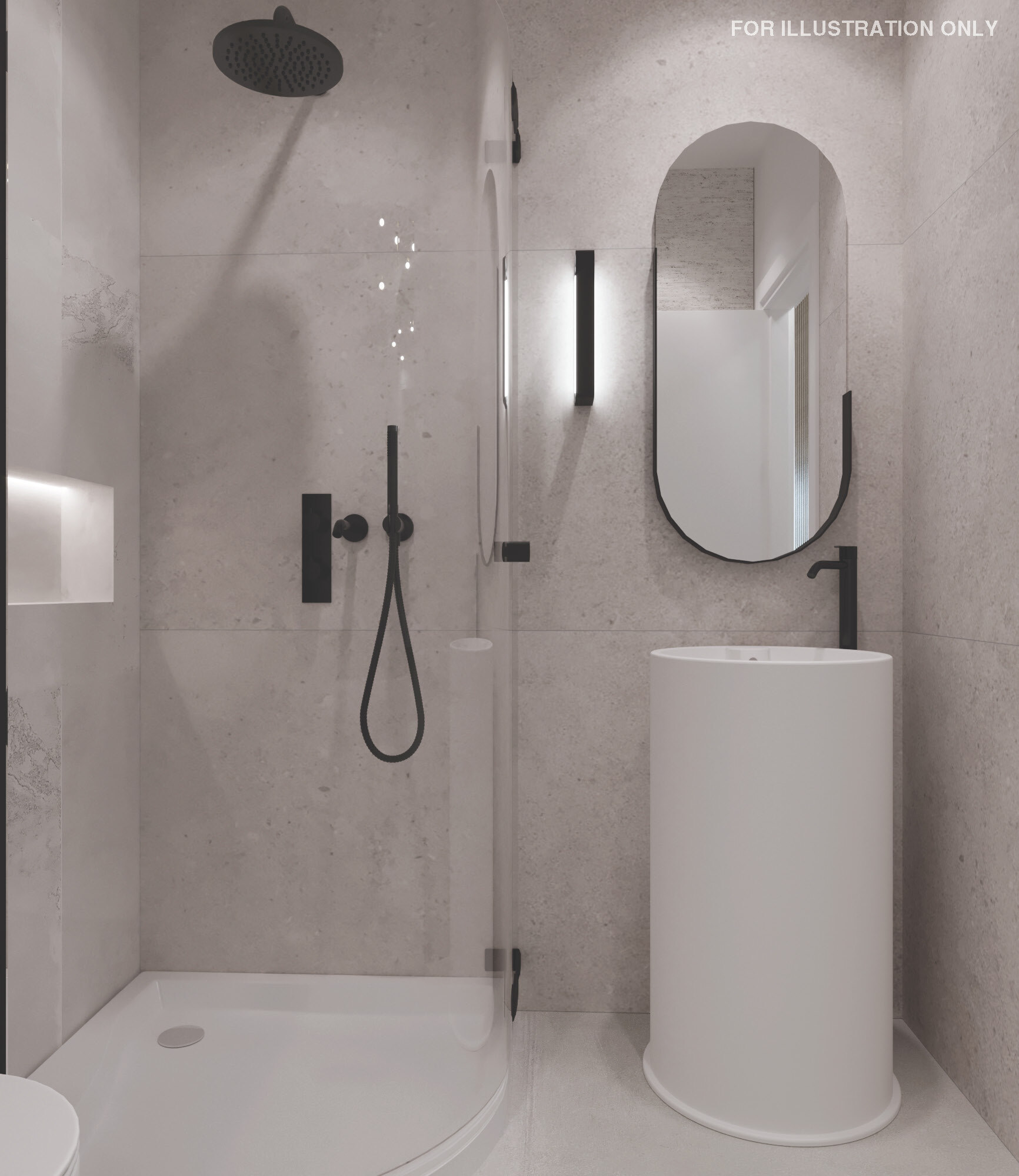 Caesar Palm Jumeirah Studio – przykład wykończenia i nastroju wnętrza