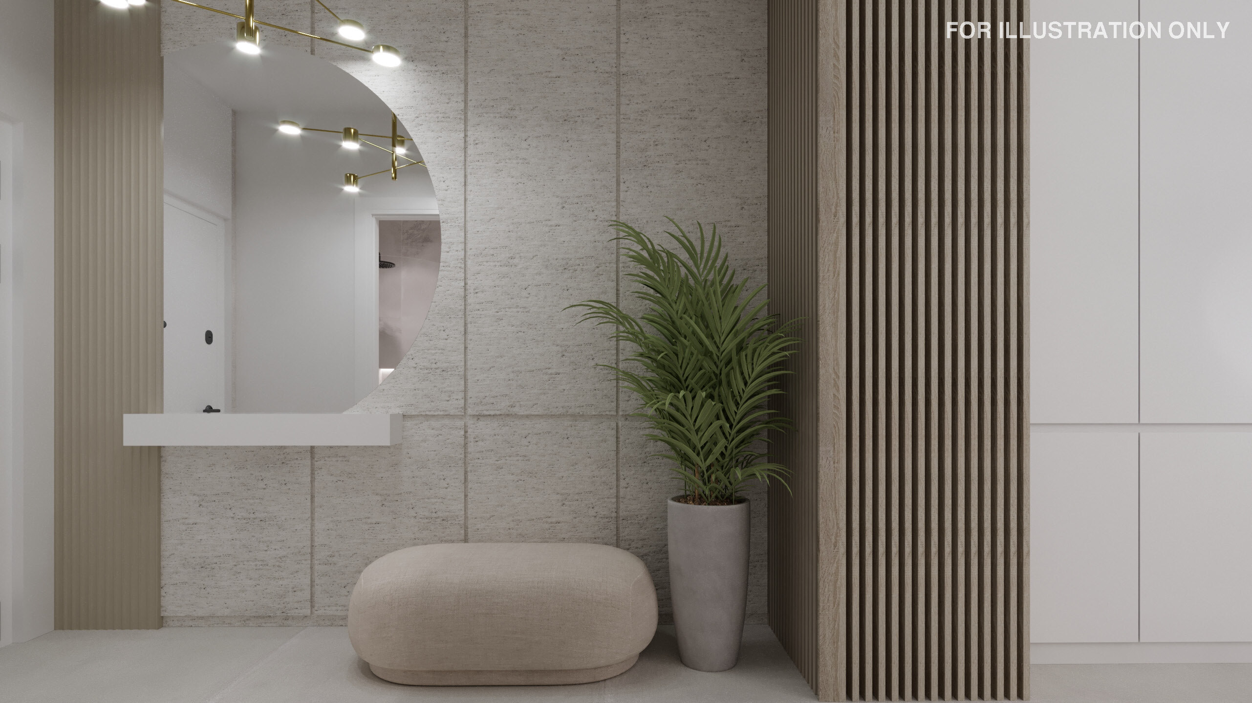 Caesar Palm Jumeirah Studio – aranżacja wnętrza 8