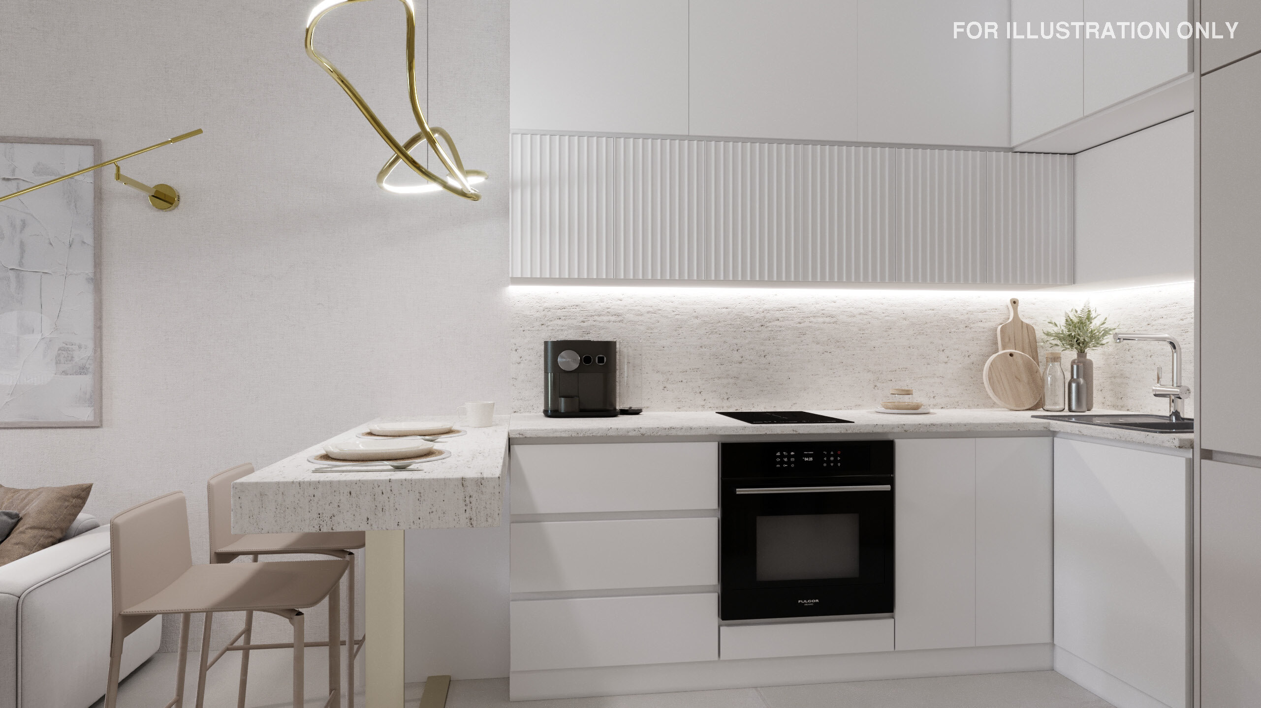 Caesar Palm Jumeirah Studio – aranżacja wnętrza 7