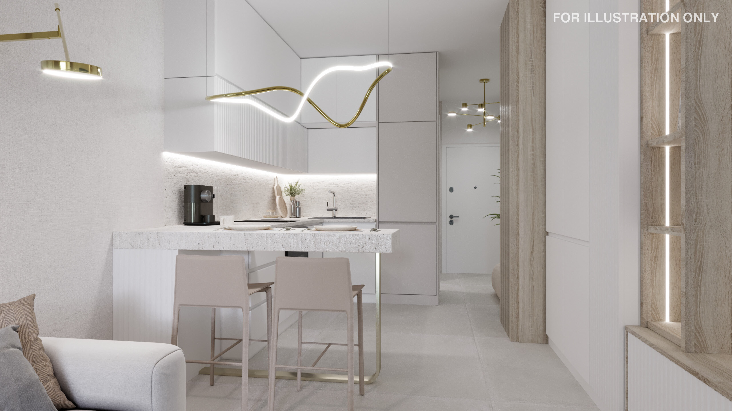 Caesar Palm Jumeirah Studio – aranżacja wnętrza 6