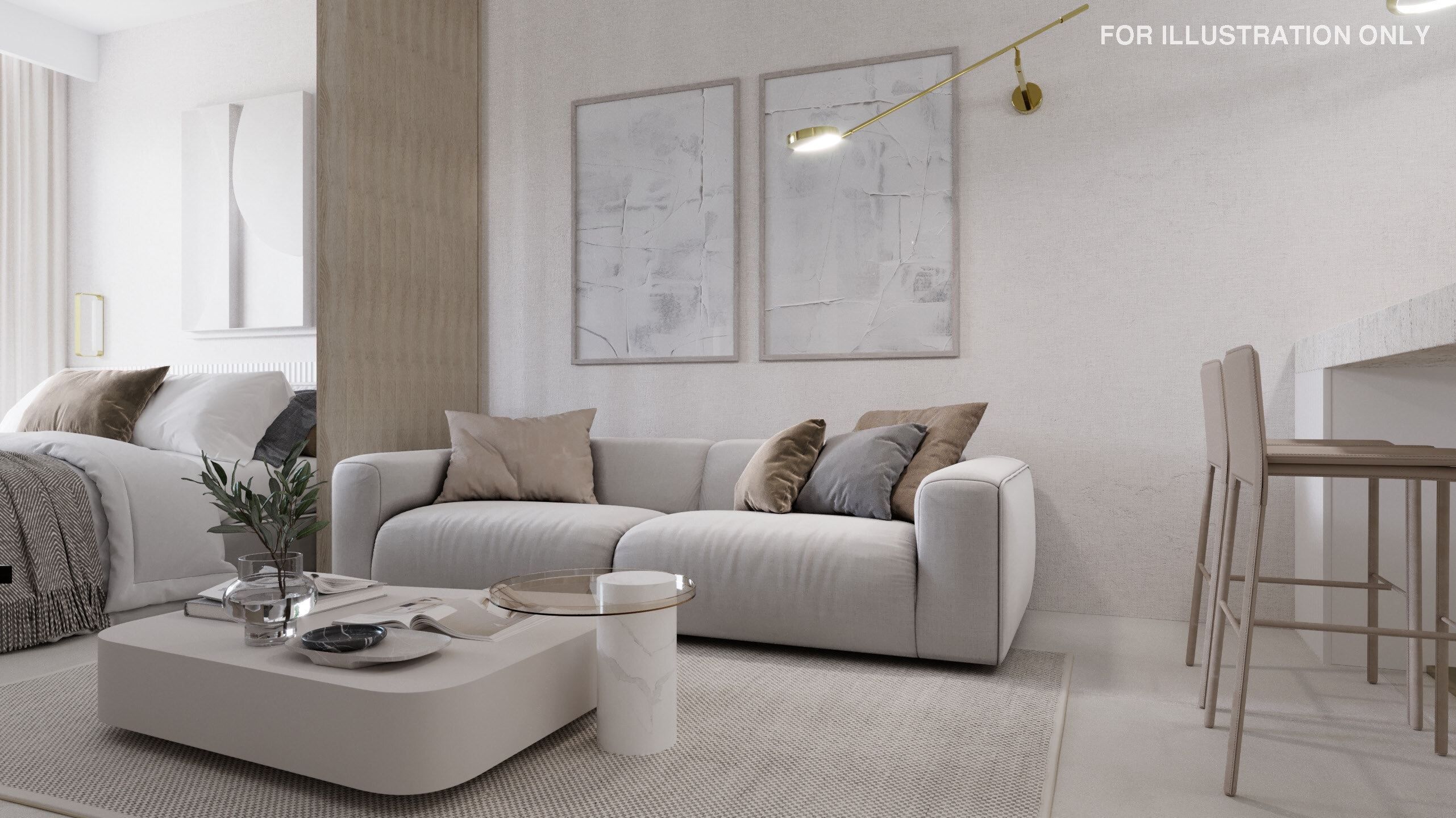 Caesar Palm Jumeirah Studio – aranżacja wnętrza 4