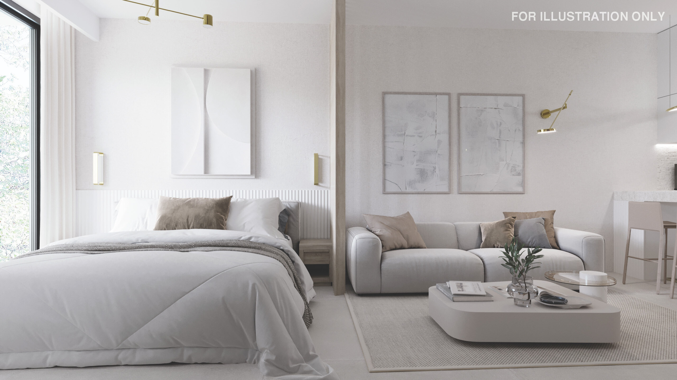 Caesar Palm Jumeirah Studio – aranżacja wnętrza 3