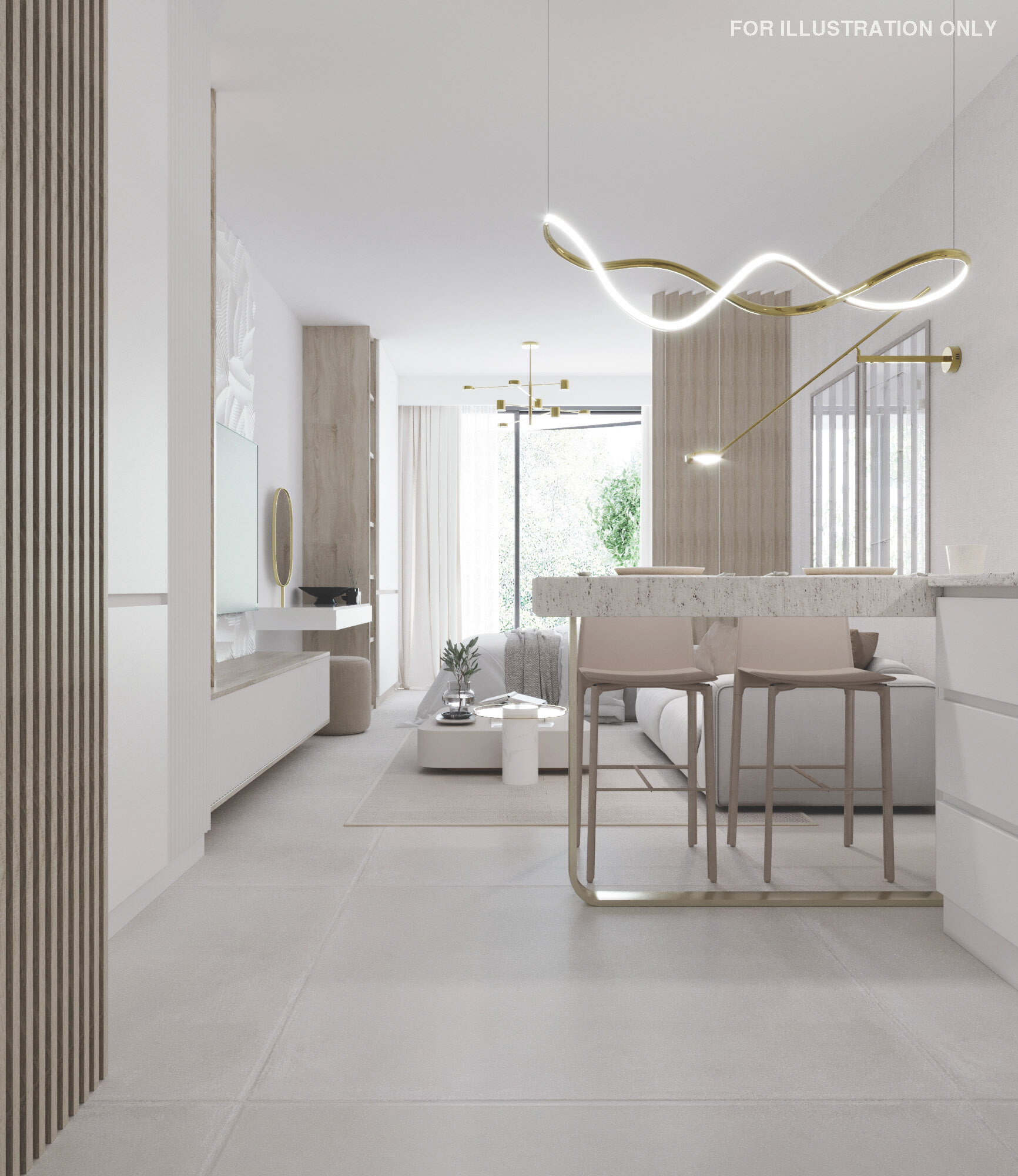 Caesar Palm Jumeirah Studio – aranżacja wnętrza 2