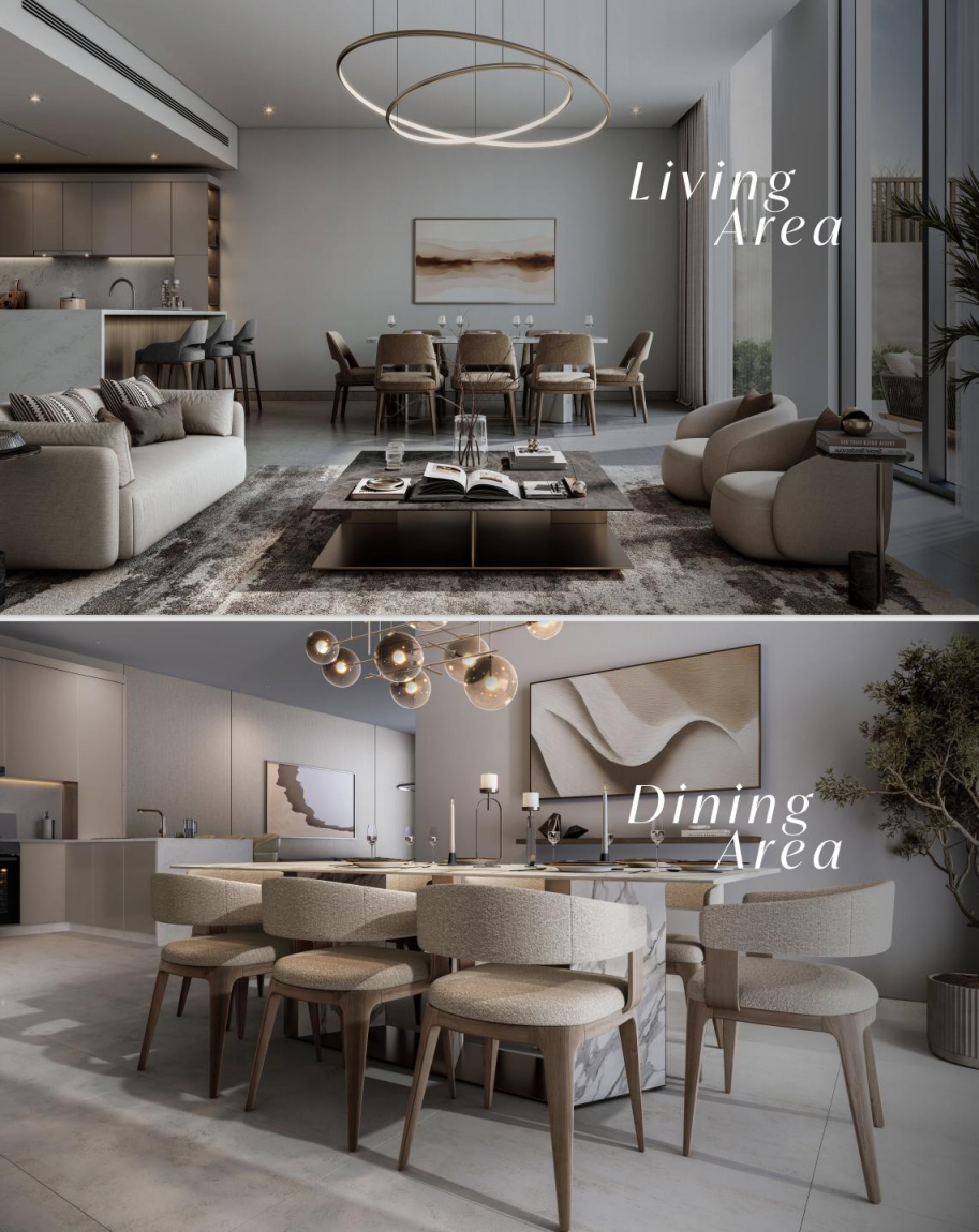 Eleganckie wnętrze apartamentu premium